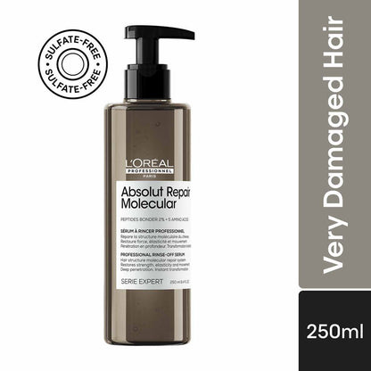 L'Oreal Professionnel Absolut Repair Molecular Deep Repair Rinse-Off Serum For Very Damaged Hair (250ml)