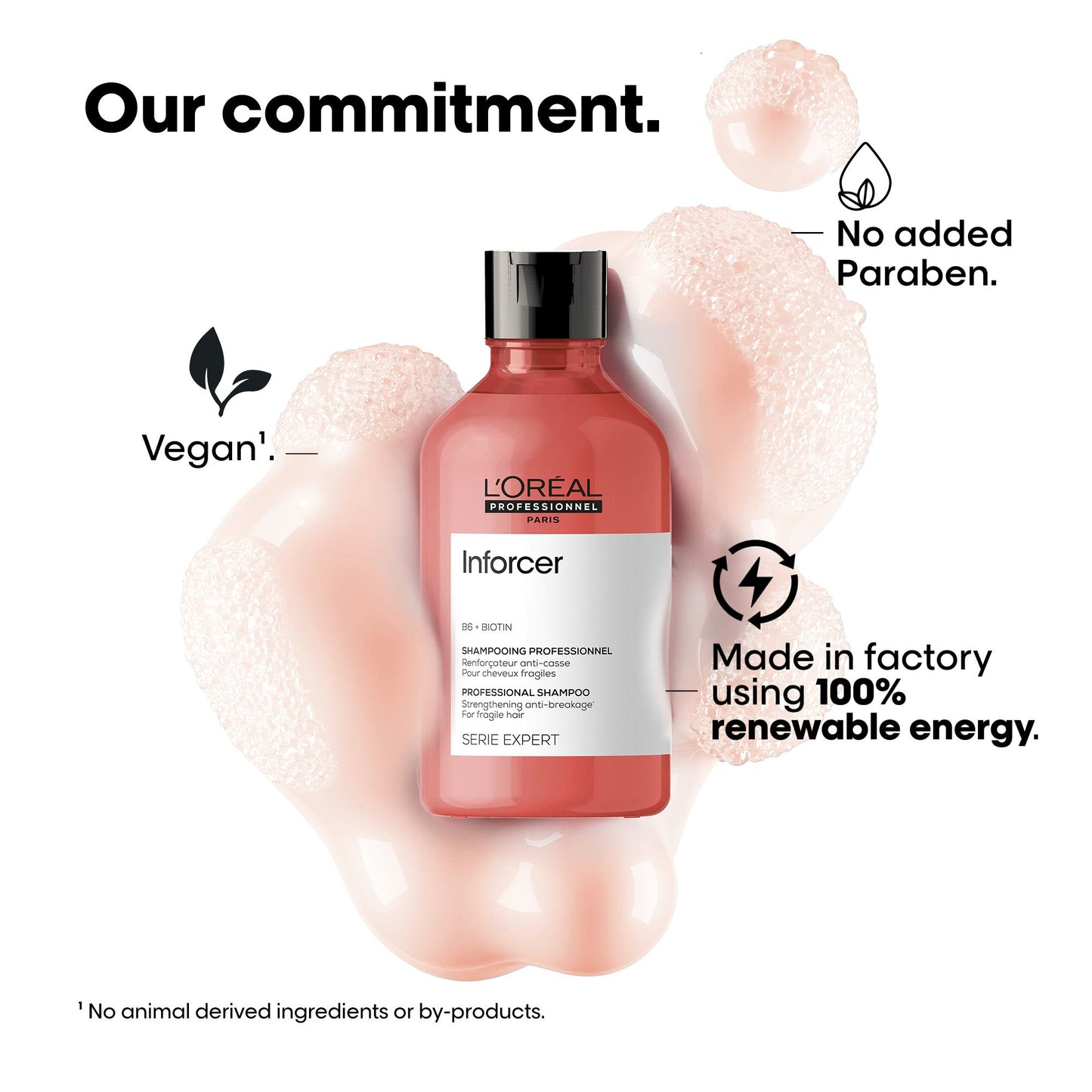 L'Oreal Professionnel Inforcer Shampoo for Reduced Hair Breakage With Biotin & Vitamin B6 (300ml)