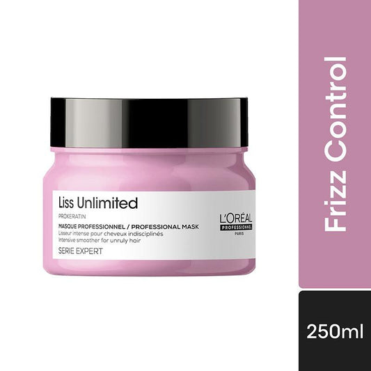 L'Oreal Professionnel Liss Unlimited Mask for Frizzy & Unruly Hair With Pro-Keratin (250gm)