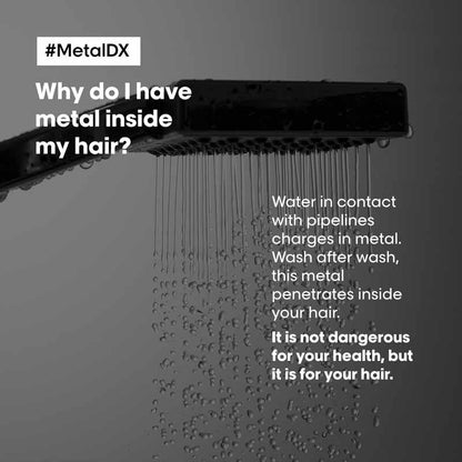 L'Oreal Professionnel Metal DX Anti-Metal Sulfate-Free, Cleansing Cream Shampoo For Hair Breakage (300ml)