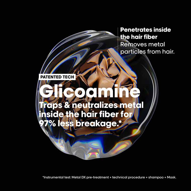 L'Oreal Professionnel Metal DX Anti-Metal Sulfate-Free, Cleansing Cream Shampoo For Hair Breakage (300ml)