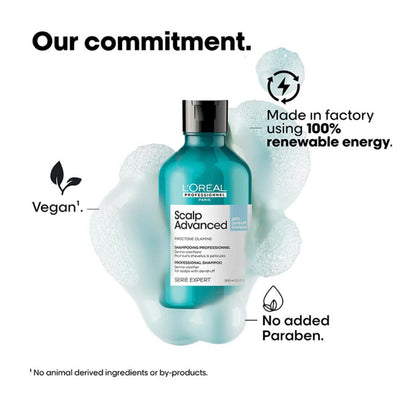 L'Oreal Professionnel Scalp Advanced Anti-Dandruff Dermo-Clarifier Shampoo Removes Dandruff (300ml)