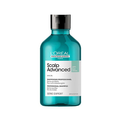 L'Oreal Professionnel Scalp Advanced Anti-Oiliness Dermo-Purifier Shampoo for Oily Scalps (300ml)