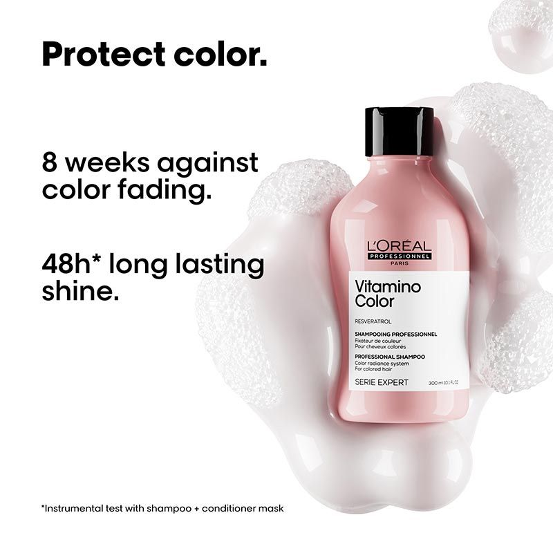 L'Oreal Professionnel Vitamino Color Shampoo for Color Protection With Resveratrol (300ml)
