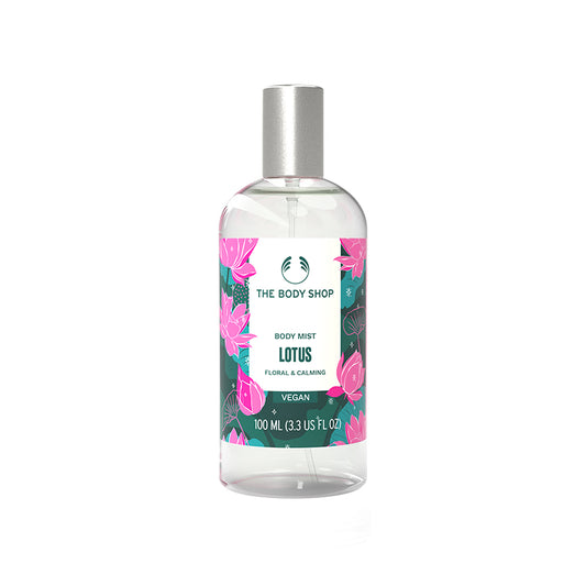 The Body Shop Lotus Body Mist – Floral & Calming Scent With 93% Natural - 100ml