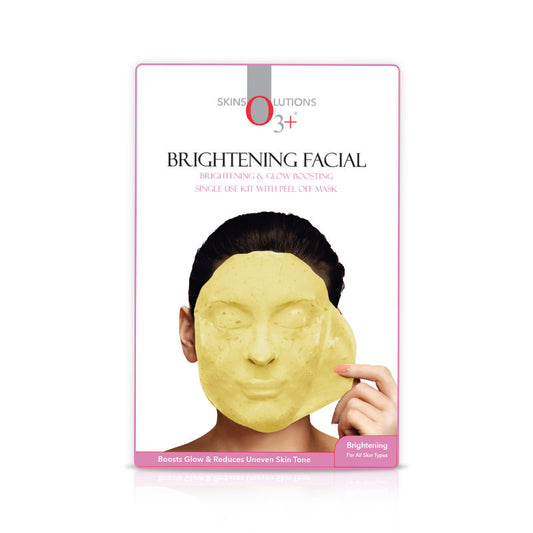 O3+ Brightening Facial Single Dose Kit for Glow Boosting, Reducing Uneven Skin Tone | All Skin Types (40gm+5ml)