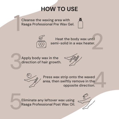 Raaga Professional Liposoluble Wax White Chocolate (800ml)