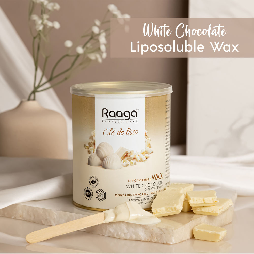 Raaga Professional Liposoluble Wax White Chocolate (800ml)