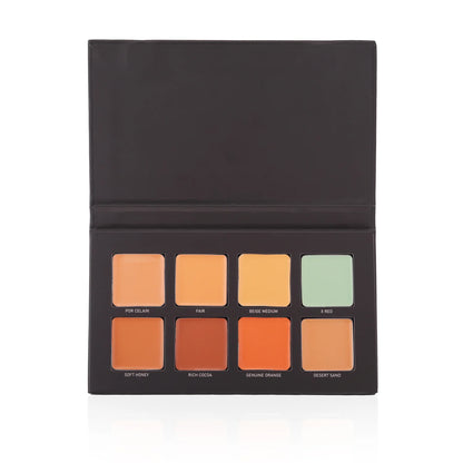 Richa Dave Conceal & Correct Palette – 8‑Shade Cream Corrector & Concealer