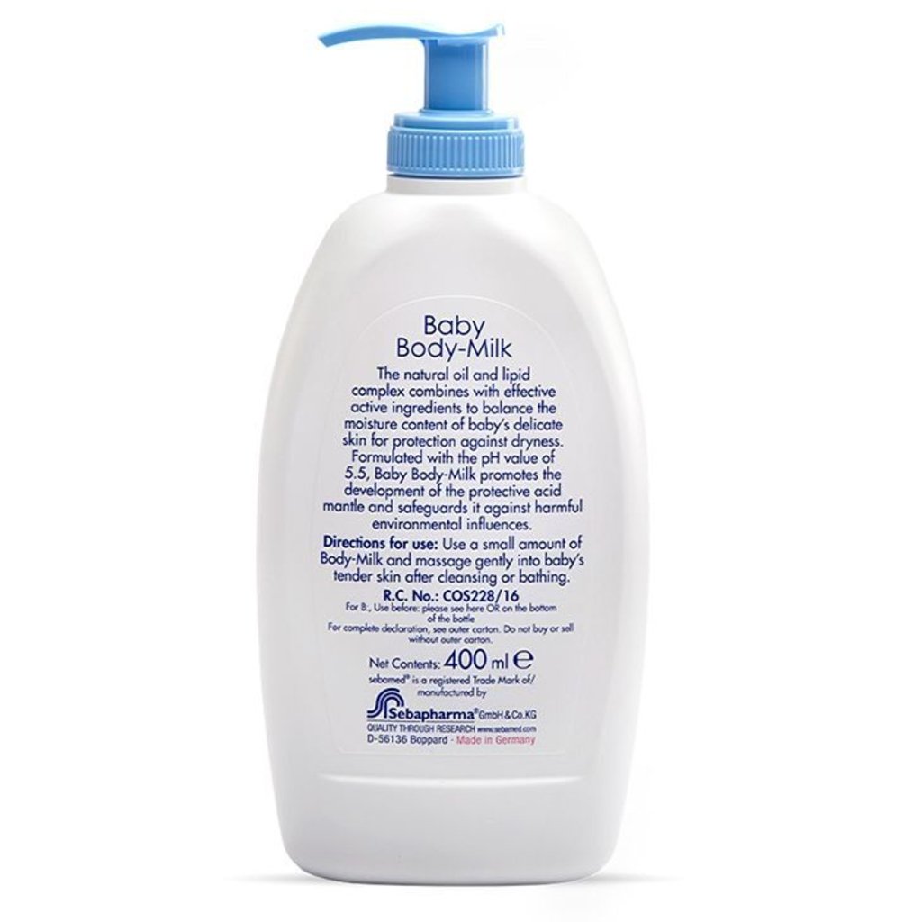 Sebamed Baby Body Milk PH 5.5 With Panthenol (400ml)