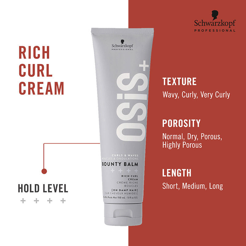 Schwarzkopf Professional OSiS+ Bounty Balm Rich Curl Cream (150ml)