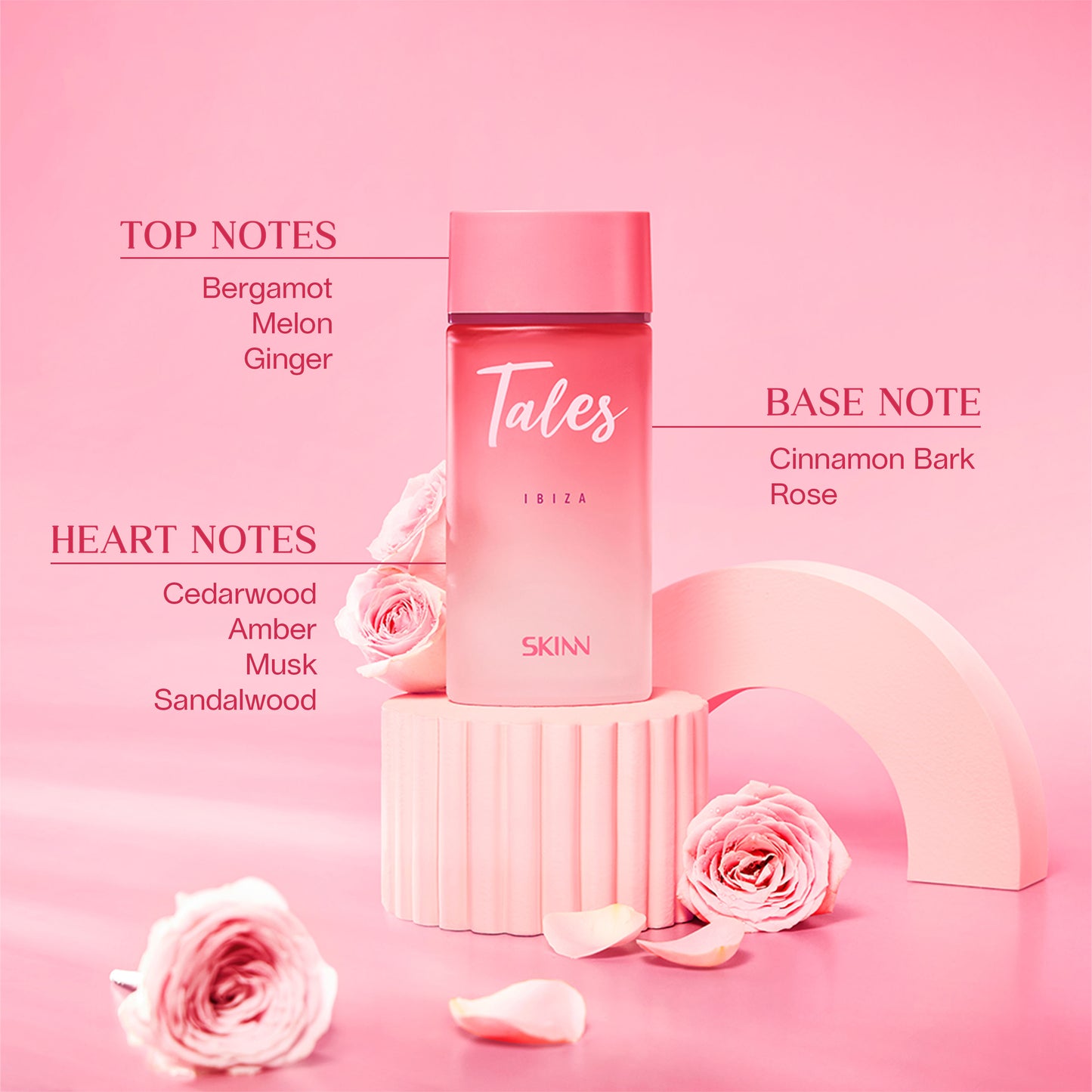 Skinn By Titan Tales Ibiza Eau De Parfum for Women 100 ml