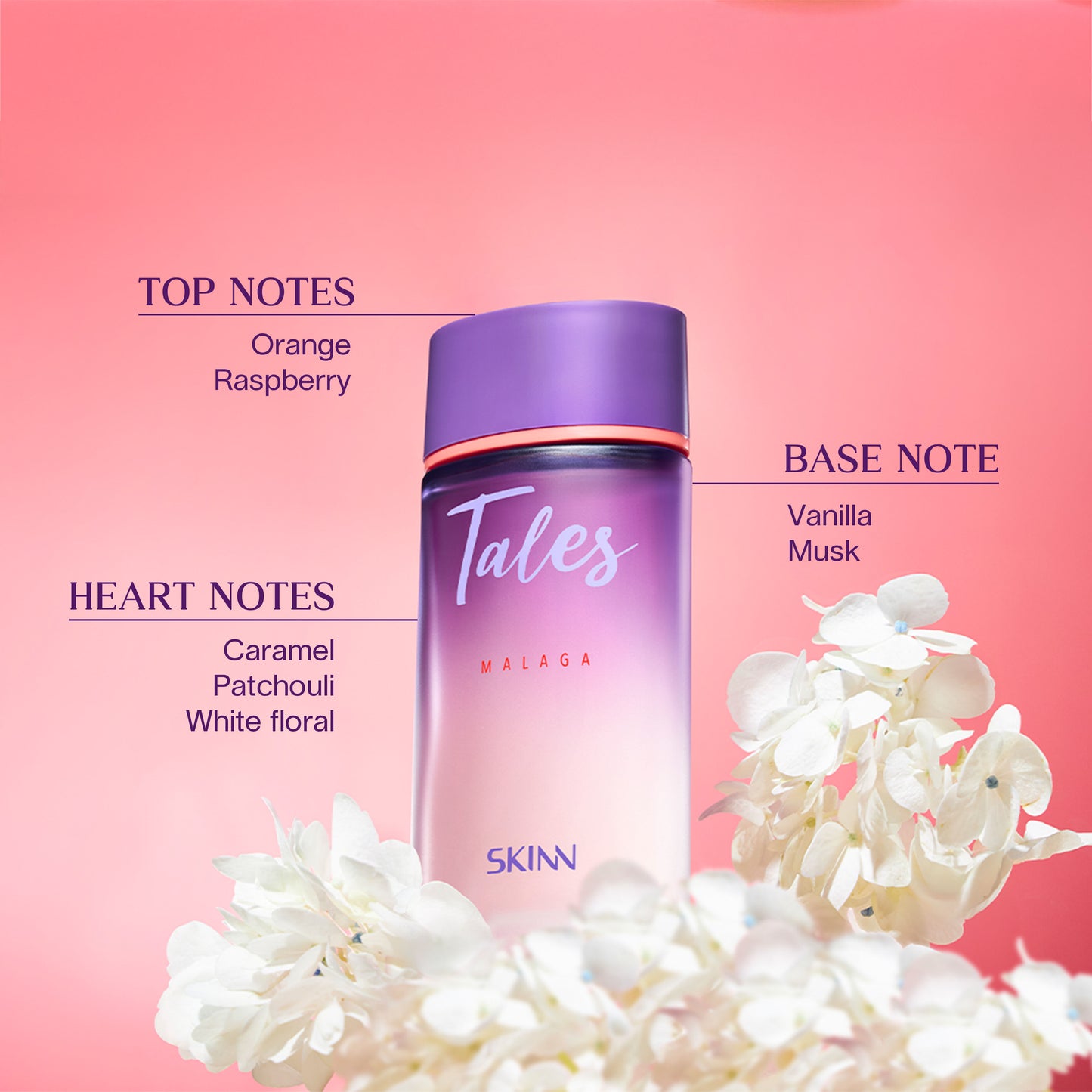 Skinn By Titan Tales Malaga Eau De Parfum For Women (100ml)