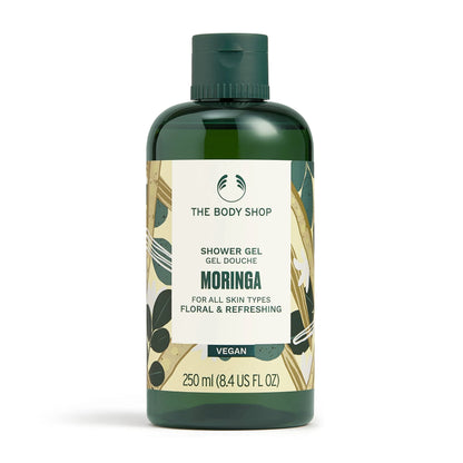 The Body Shop Moringa Shower Gel | Floral & Refreshing (250ml)