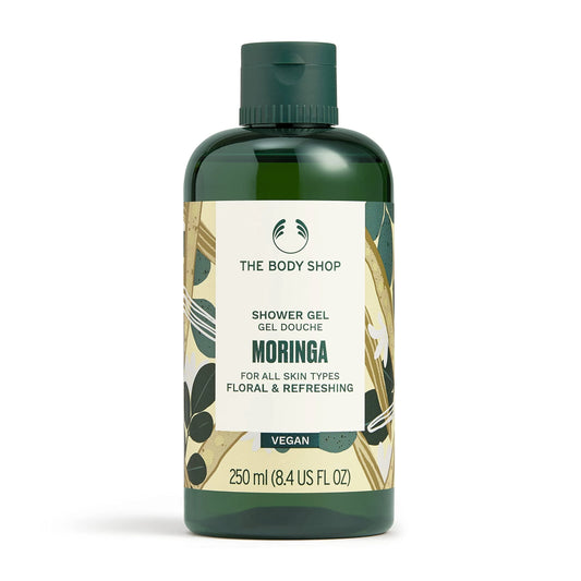 The Body Shop Moringa Shower Gel | Floral & Refreshing (250ml)