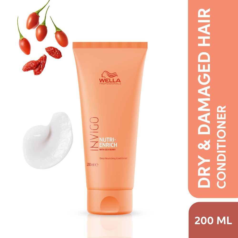 Wella Professionals Invigo Nutri-Enrich Conditioner For Dry, Frizzy & Damaged Hair With Goji Berry (200ml)